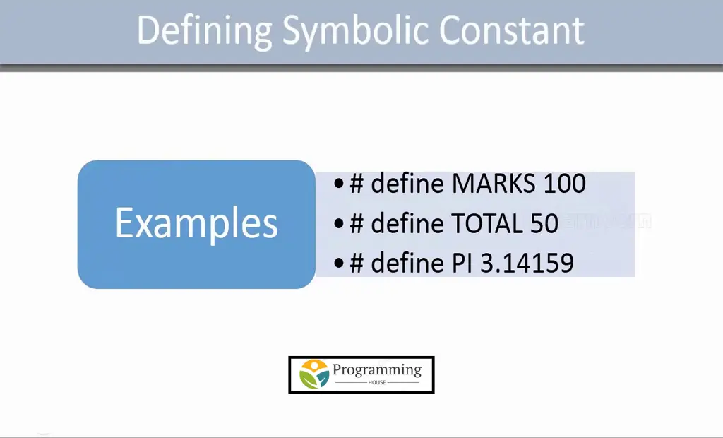 Symbolic Constants and Their Usage