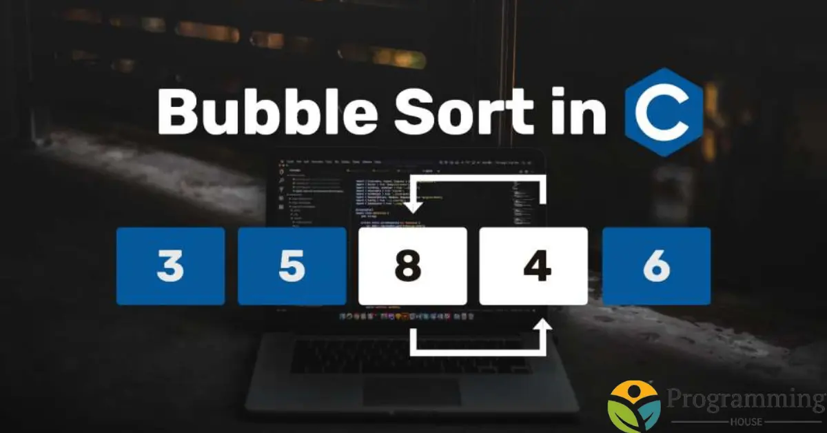 Bubble sort program in c